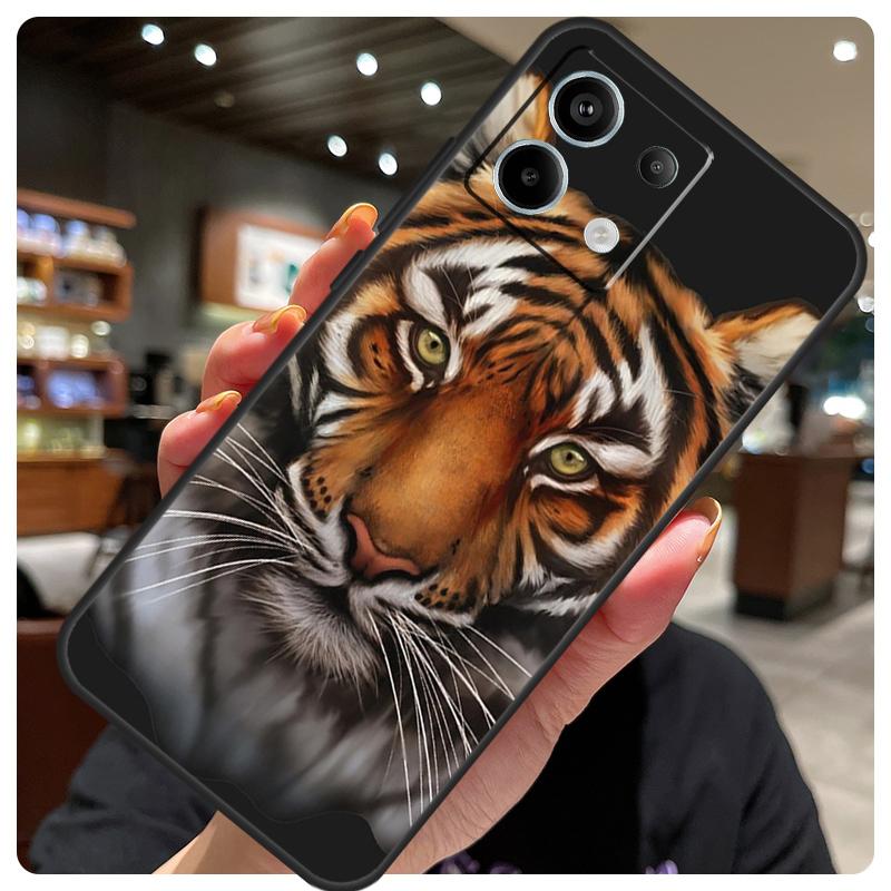 Animal Tiger Case For Xiaomi Redmi Note 14 10 11 12 13 15 Pro Plus Cover For Redmi 15 15C 14C 10C 12C 13C