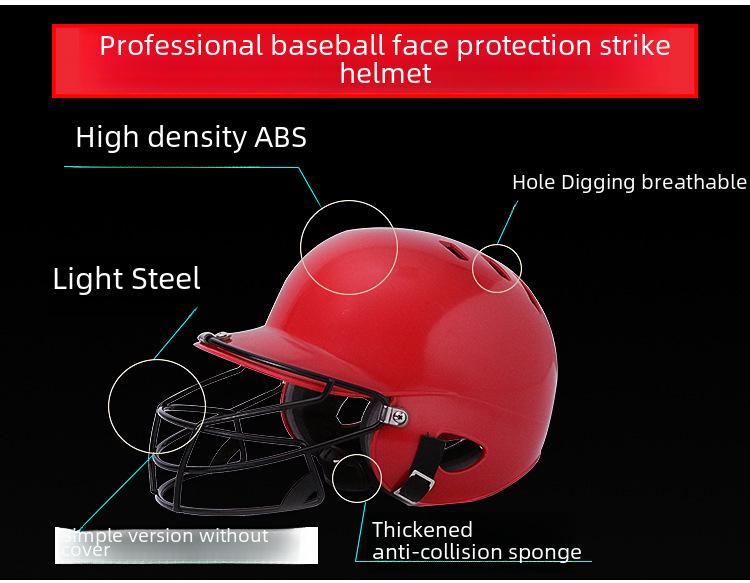 Youth and Adult Baseball Batting Helmet with Protective Face and Ear Guard for Baseball/Softball