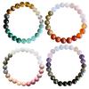 Women Bracelet Elastic Rope Faux Tiger Eye Stone Beads Bracelet Comfortable To Wear Wristband Versatile Accessories