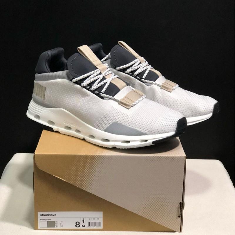 On Cloudnova Running Shoes Men Women Lightweight Breathable Cushioned Sneakers Low-Top Trail Jogging Footwear