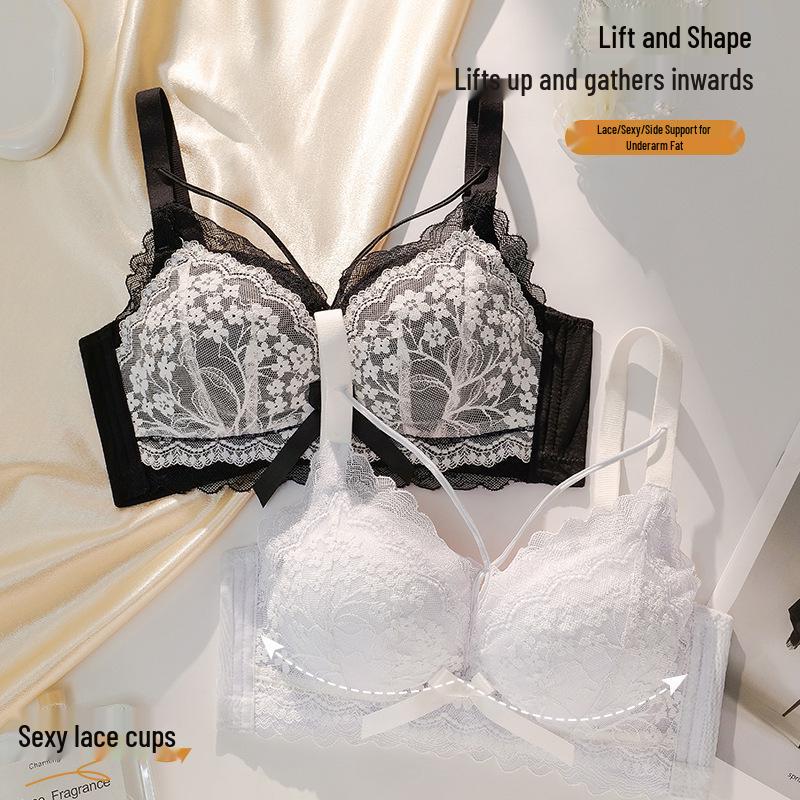 Elegantes Spitzen Modal Verstellbares BH-Set - Sexy & Verführerisch in Rot