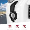 2xCar Fog Light Lamp Decor Cover Trim For 4Runner SR5/ TRD Pro 2014+ Gloss Black