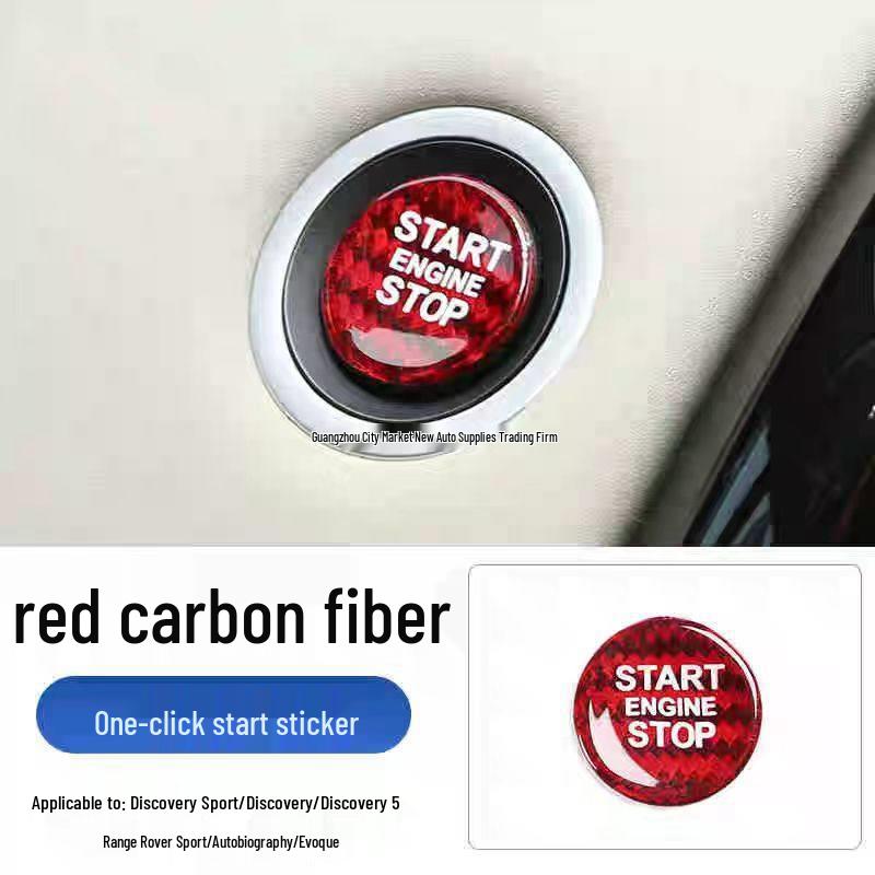 

Land Rover Discovery 5 & Range Rover One-Button Start Carbon Fiber Interior Sticker