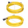 Fuel Gas Hose 304 Stainless Steel Liquefied Gas Line Pipe with Fittings for Home Kitchen