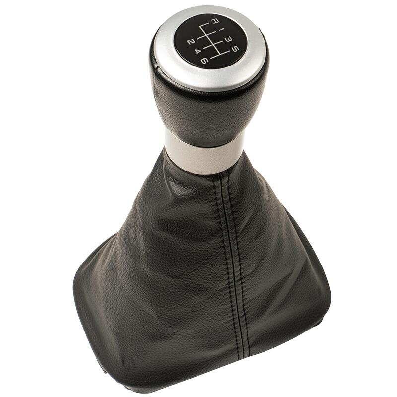 Manual Leather 5/6 Speed Gear Shift Knob Gaitor Boot Cover For Seat Alhambra 2000-2010 Car Styling Accessories Replacement Parts