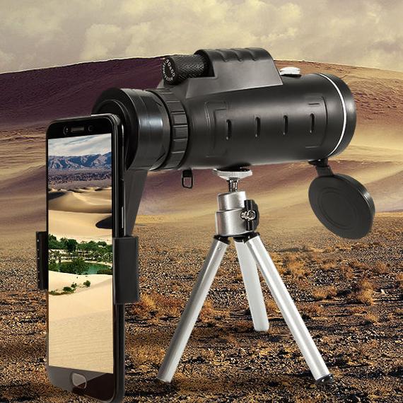 Telescópio profissional de visão noturna de alta potência monocular HD Telescópio adulto para concertos ao ar livre com tripé