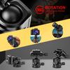 Zeadio Universal Ball Head Mount with Arca Swiss Plate 10kg Weight Panoramic Camera Compatible with Screws - Capacity, 360° Head, 1/4" & 3/8"