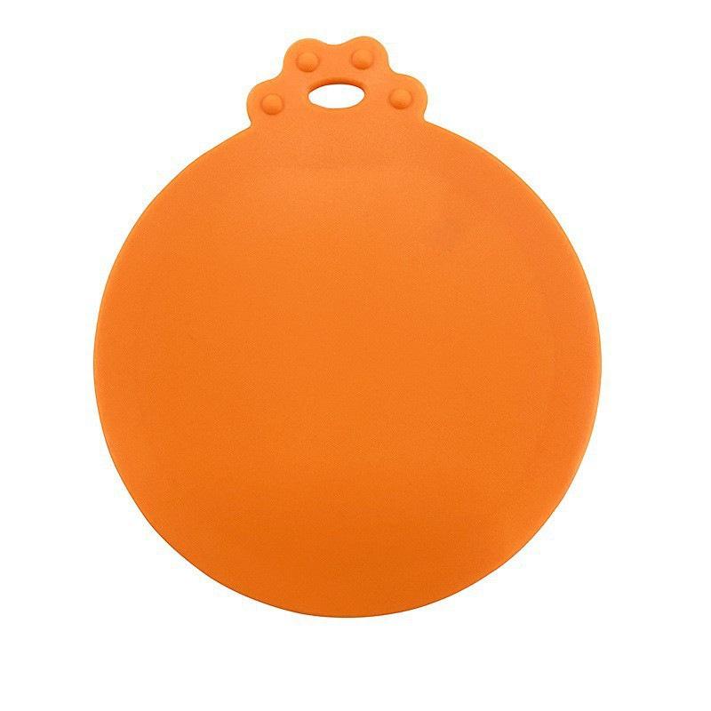 Silicone Pet Canister Lid for Cat and Dog Food Storage Three-in-one Silicone Sealing Cover for Food Preservation