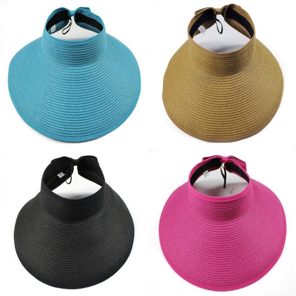Summer Adult Fashion Straw Hat Foldable Uv Protection Sun Shading Women Function