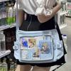 Dagelijkse Veelzijdige Y2k Ulzzang Ita Tas Één Schouder Les Crossbody Schooltas Harajuku Meisjes Grote Capaciteit Casual Itabag