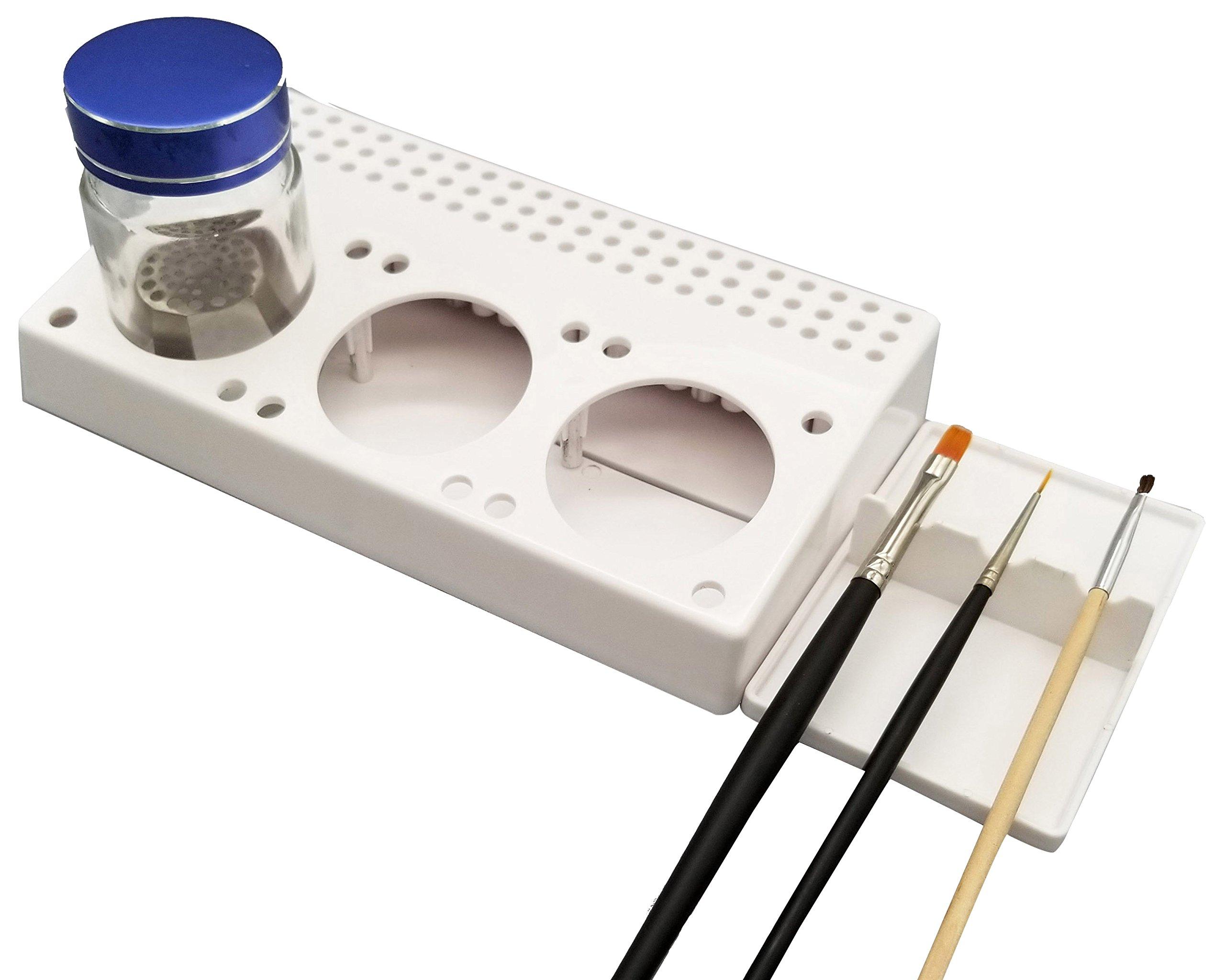 

Plamo Improvement Committee plamokojo Brush Painting Hobby White Set, All-in-One Tool, PMKJ005, белый