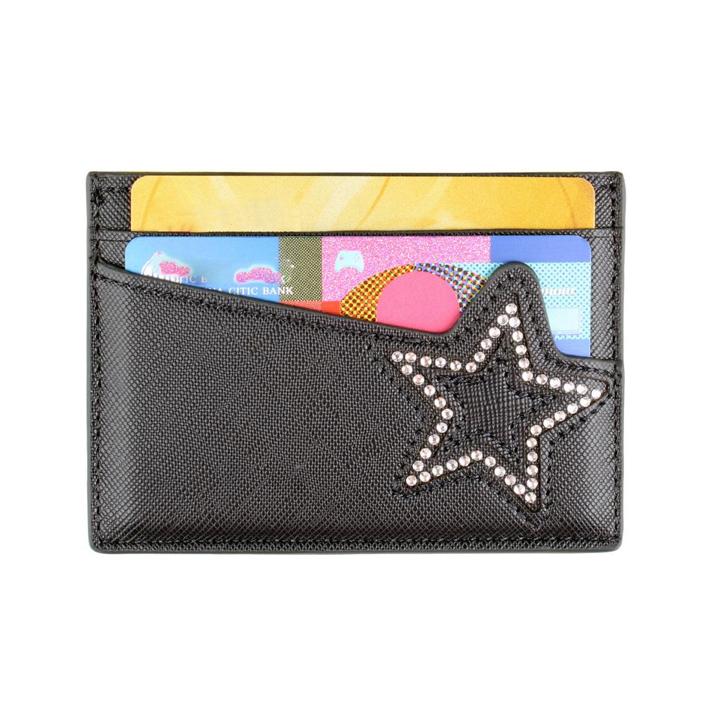 diamond pentagram card bag, stylish and personalized card clip