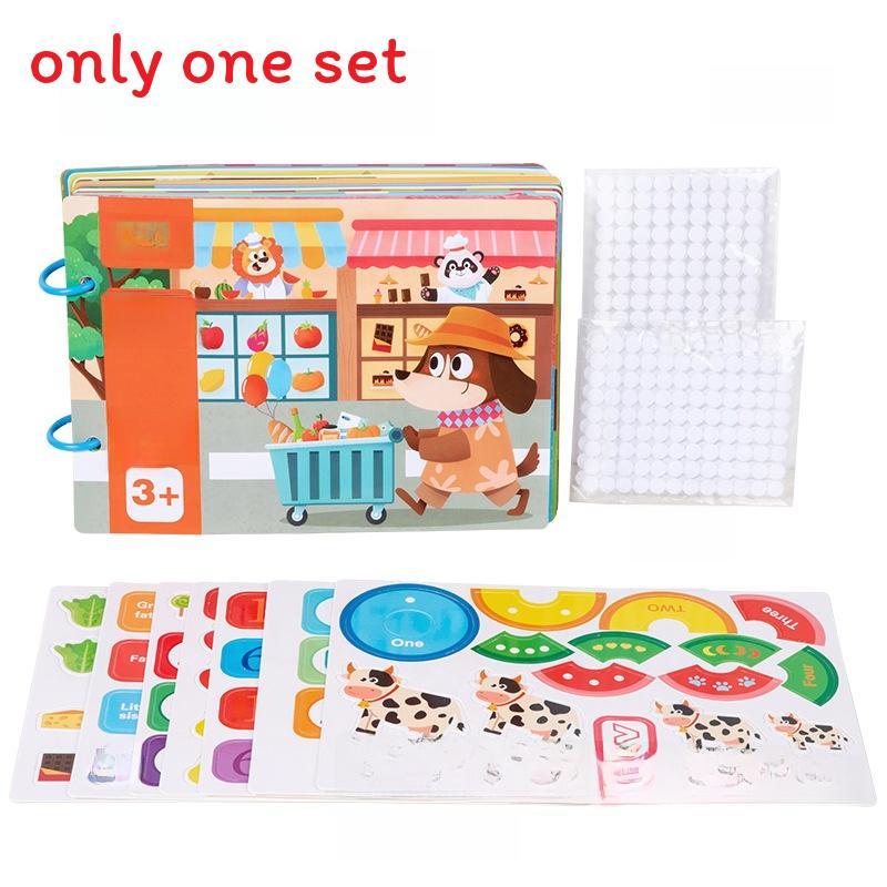 Wooden Tearing Book For Baby And Toddler Educational Play Toy For Early Learning