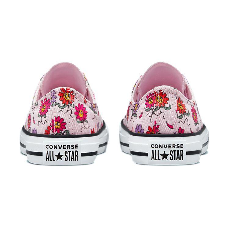 Converse Chuck Taylor All Star Canvas Low Top Kids Sneakers Kids Sneakers Pink Purple Multicolor 671600C