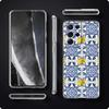 Mediterranean Lemon Clear Silicone Phone Case For Samsung Galaxy S23 S22 5G S20 Ultra S21 FE 5G S10E S9 S8 S10 Plus Soft Cover
