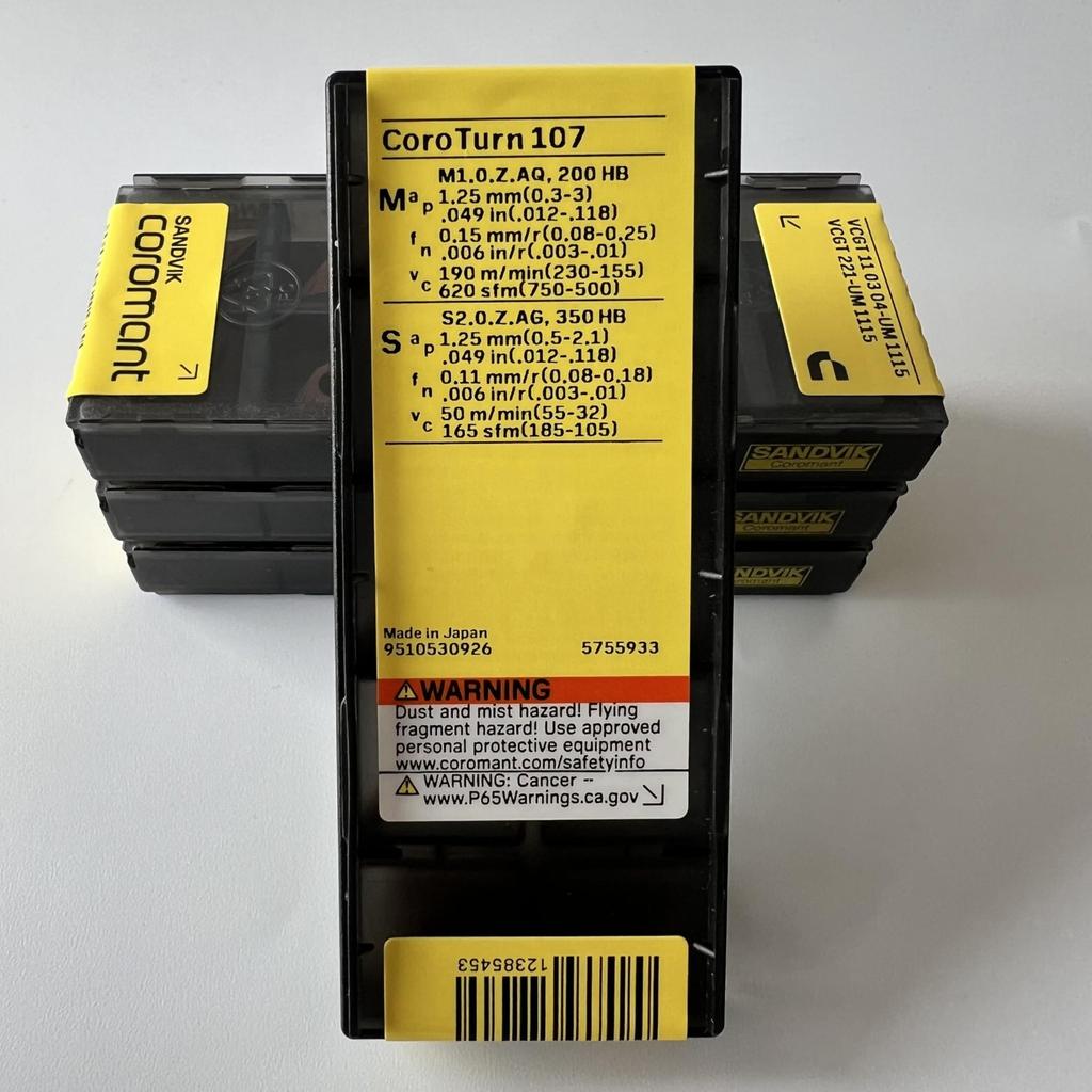 SANDVIK / VCGT110304-UM 1115 / Original Swedish hard alloy blade 10 Pcs