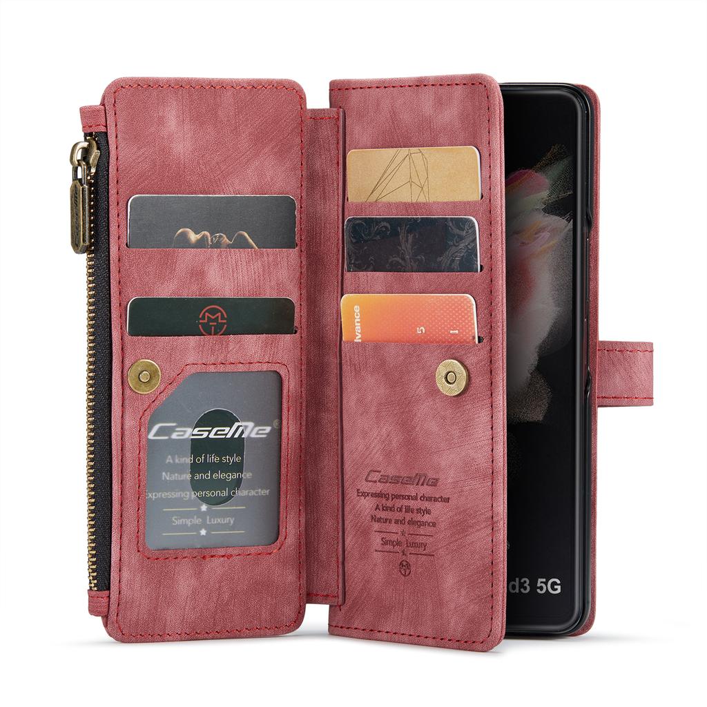 Kartentasche Business Leder Klapphülle für Samsung Galaxy Z Fold4 Fold 4 Fold3 Fold 3 5g S22 S23 Ultra S21 Plus S20 Fe Hüllen