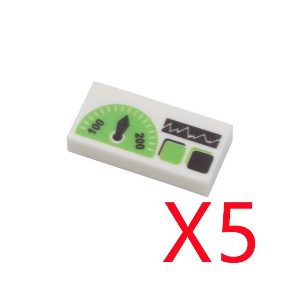 City Building Blocks Accessories Dashboard Audio Computer Control Center Radar Keyboard Mobile Phone Model Mini Brick Toy R054