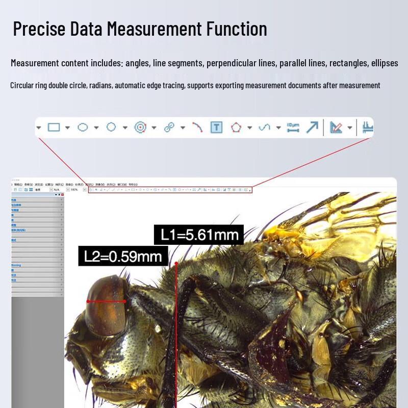 AOSVI T1-3M180 Digital Stereoscopic Microscope