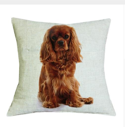 Cavalier King Charles Spaniel 45X45Cm Pillowcase Bedroom Sofa Home Decor