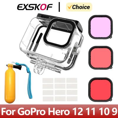 Pro GoPro Hero 12 11 Buoyancy Stick vodotěsné pouzdro filtry sada proti zamlžování potápěčský asistent pro GoPro 12 11 10 9 příslušenství