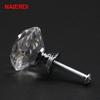 NAIERDI Crystal Handles Diamond Shape Knobs Cupboard Drawer Pulls Cabinet Door Wardrobe Hardware