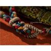 Hand-woven Colorful Hand Rope Plain Rope Hand Rubbing Cotton Bracelet Jewelry Ethnic Style Bracelet Adjustable Gift