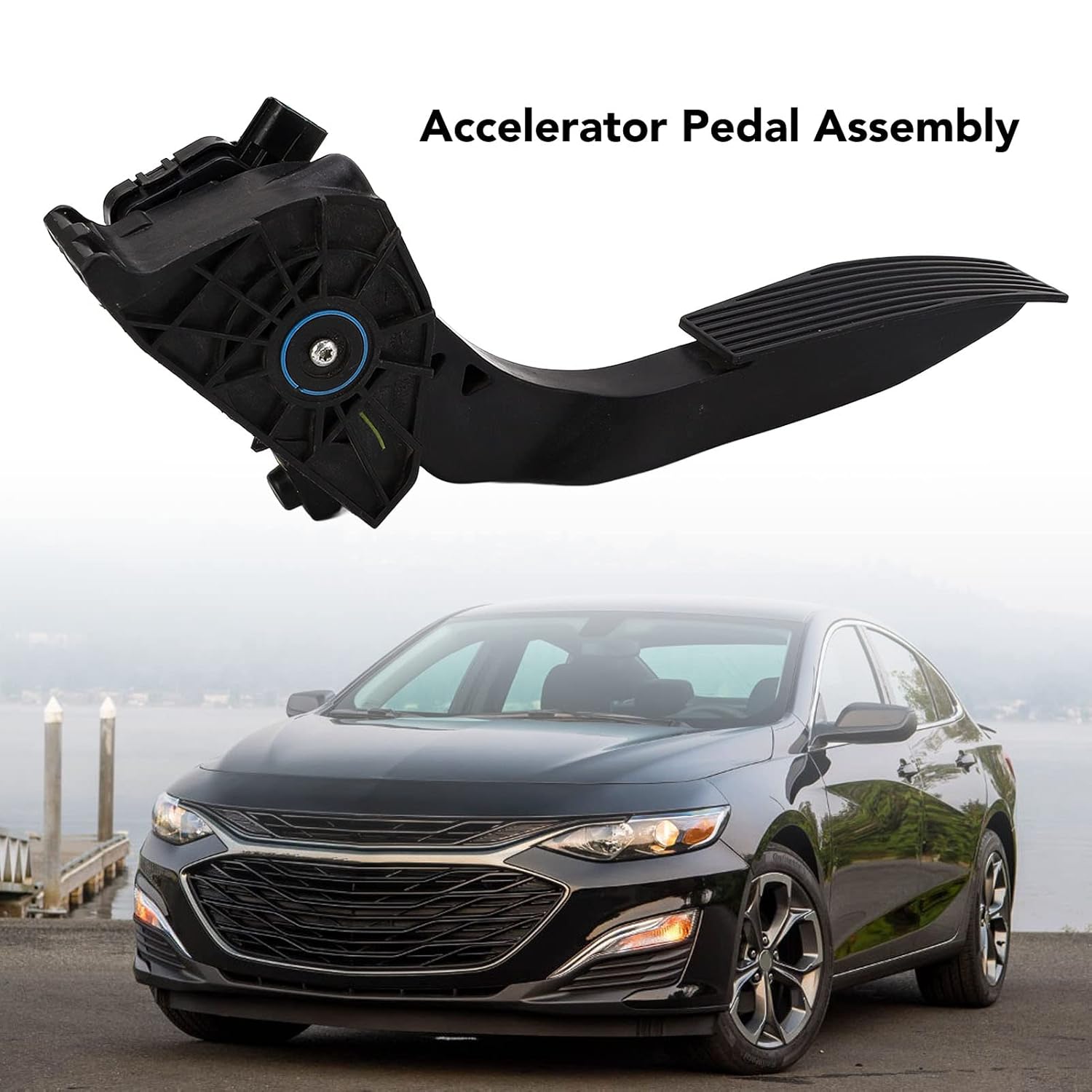Accelerator Pedal,Accelerator Pedal Assembly with Travel Sensor 84344895 Replacement Compatible for Chevy Malibu 6 Speed Auto 2016 to 2019