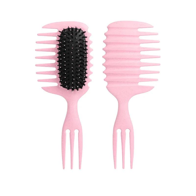 1pc Nylon Brush Definition Curling Brush Gentle Untwisting and Enhanced Curling Comb Suitable for Styling and Shaping Curly Hair