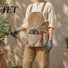 Multi Pocket Work Apron Tool Belt Bag with 12 Pockets, Waterproof Adjustable Home Maintenance Holder for Carpenter Electrician, Heavy Duty Organizer