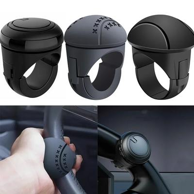 360 Degree Rotation Metal Bearing Power Handle Ball Shaped Car Steering Wheel Booster Spinner Knob Universal Helper Accessories
