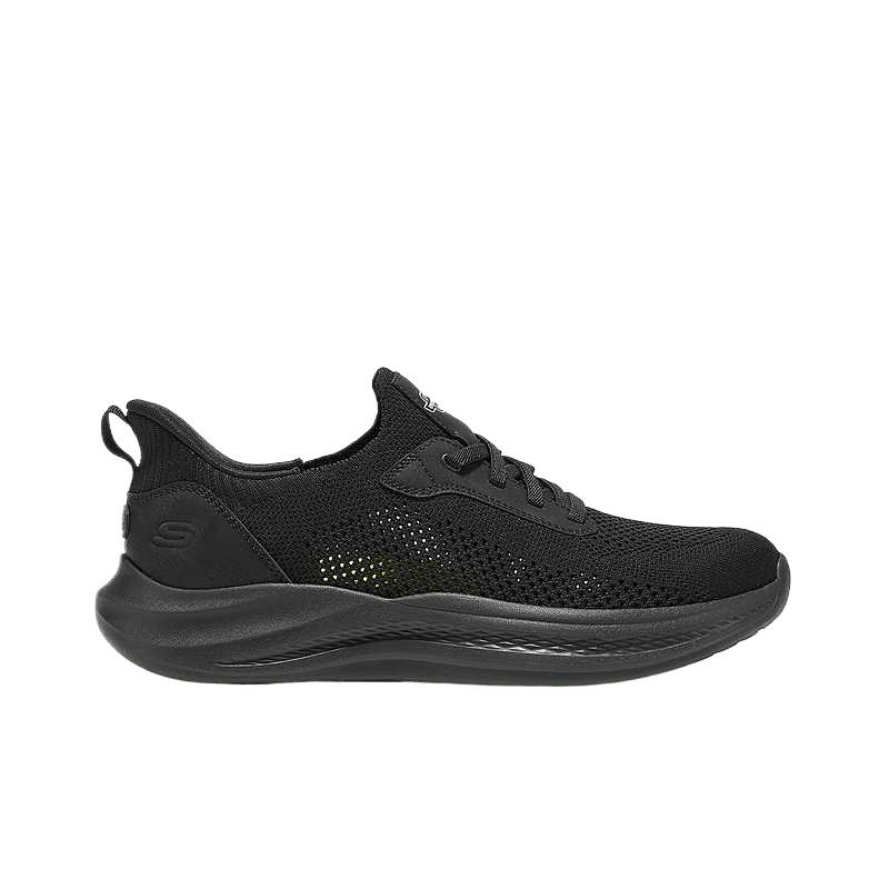 Skechers Street Wear Slip-On Shoes Comfortable Mesh Casual Walking Shoes Training Shoes Men sneaker Black 211086-BBK