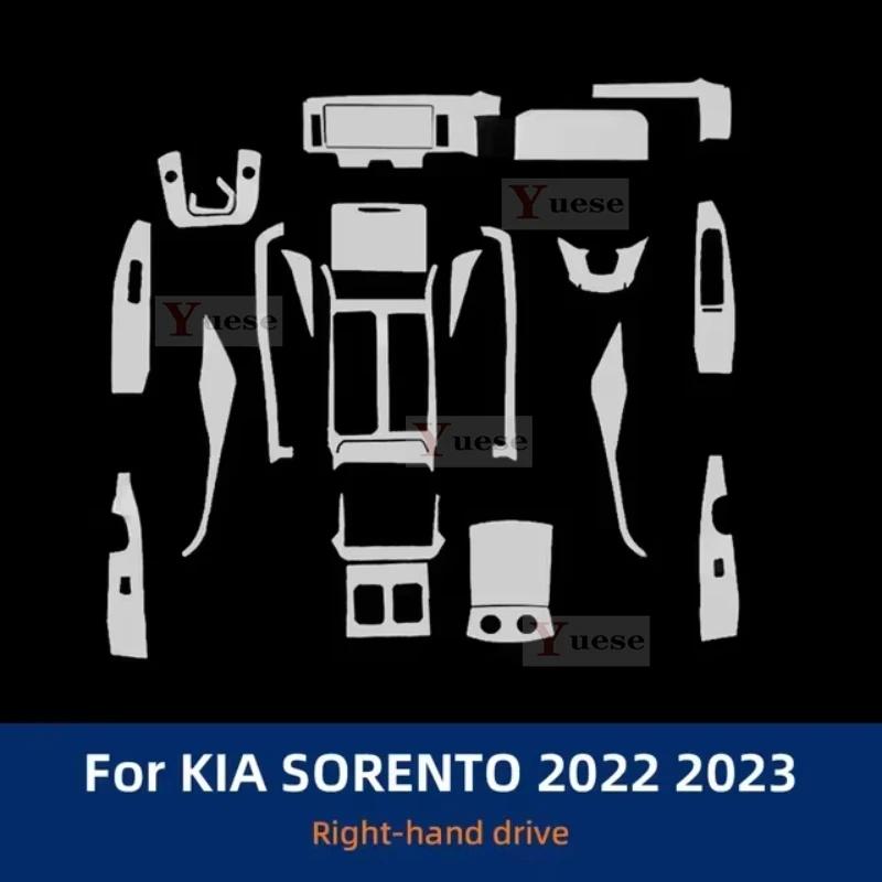 Für Kia Sorento Kratzfester Auto-Innenraum Navigation Tür Mittelkonsole Armaturenbrett TPU Schutzfolie