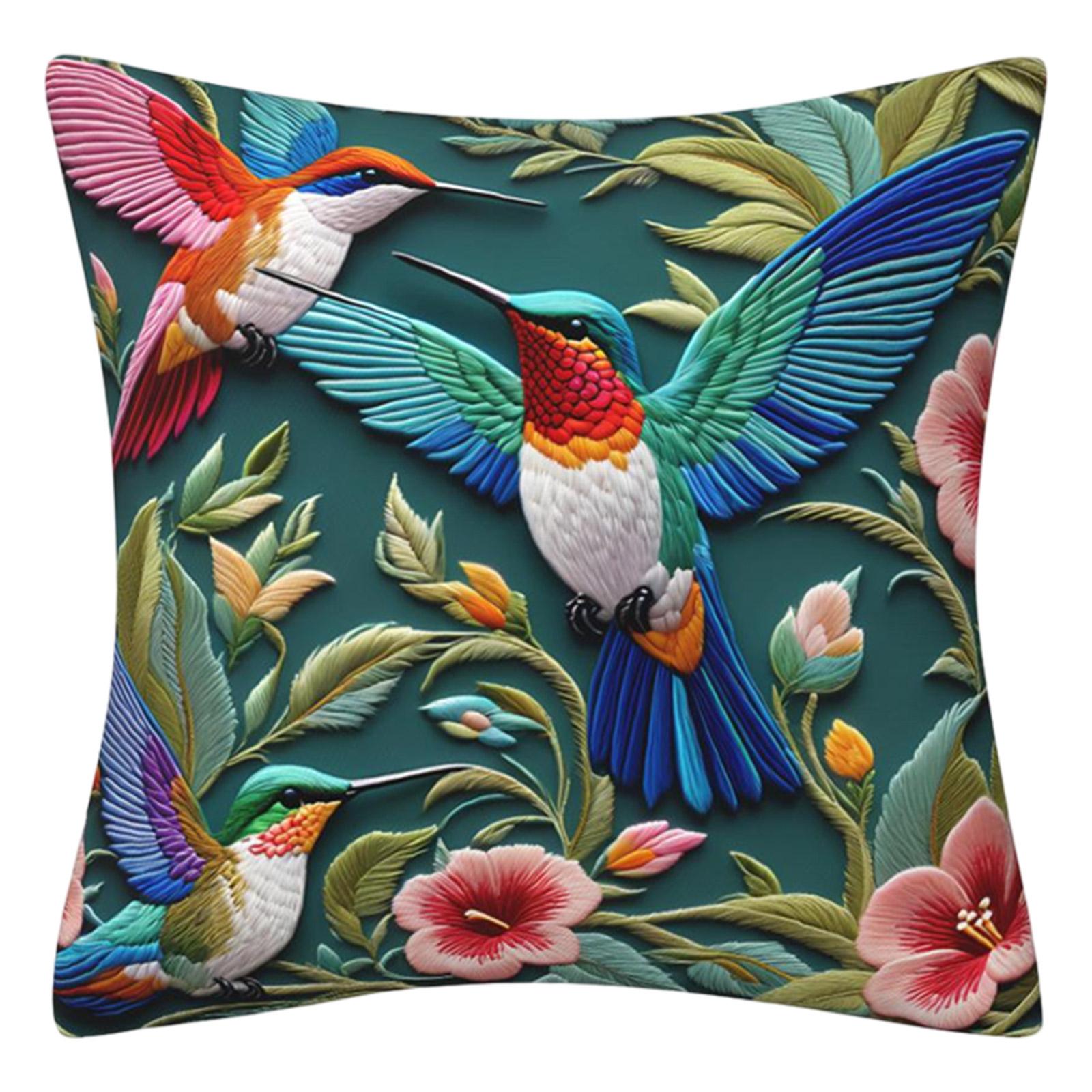 

Imitation Embroidery 3D Flower Pillowcase For Spring And Summer, Fashionable And Sofa Cushion Cover
