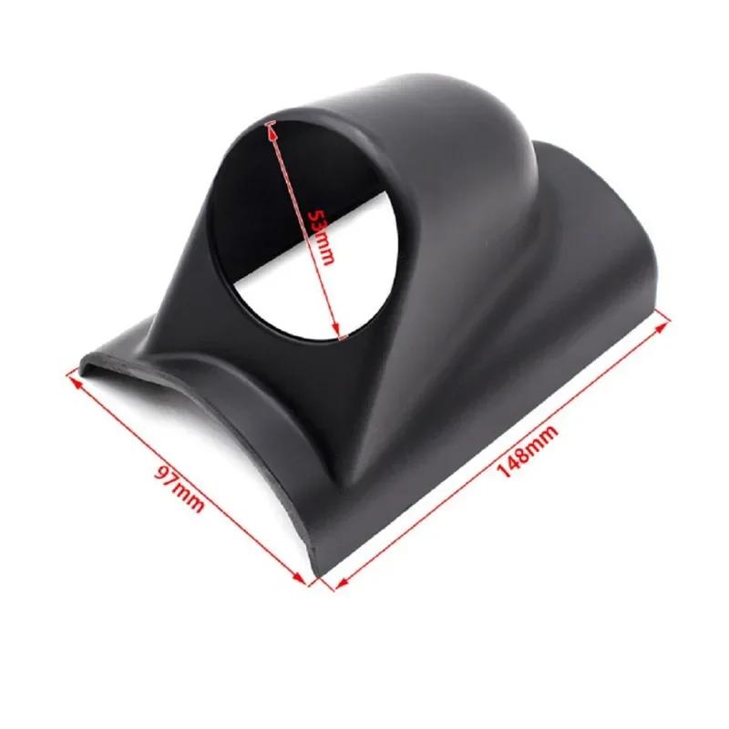 

Universal 52mm 1/2/3 Hole Left/Right Hand Auto Dual Holes A-Pillar Holes Gauge Holder Pod Modified Instrument for Black