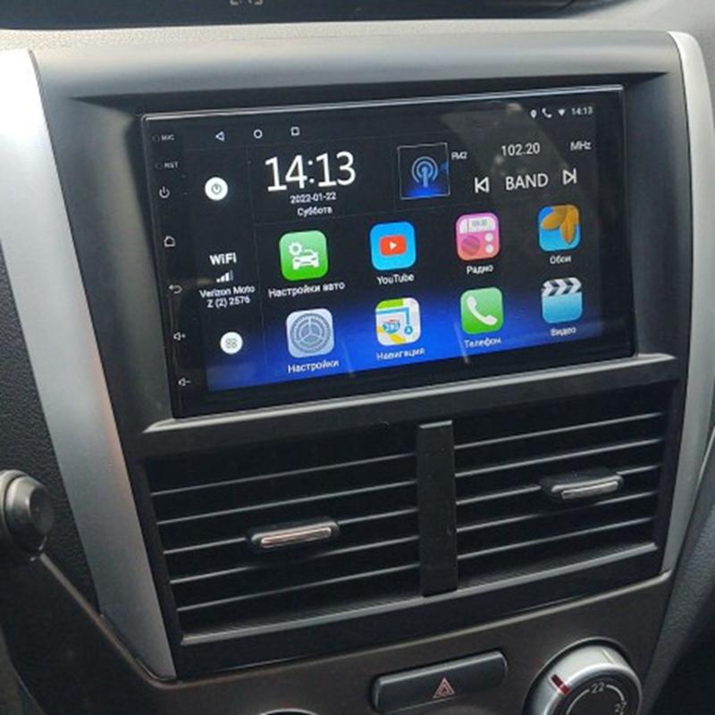 Car Radio Fascia For Subaru Forester Impreza 2007-2012 DVD Stereo Frame Plate Adapter Mounting Dash Installation Bezel