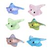 30pcs Small Stingrays Figures Miniature Resins Manta Ray Sea Animal Figurines Ornaments for Garden Landscape Decoration