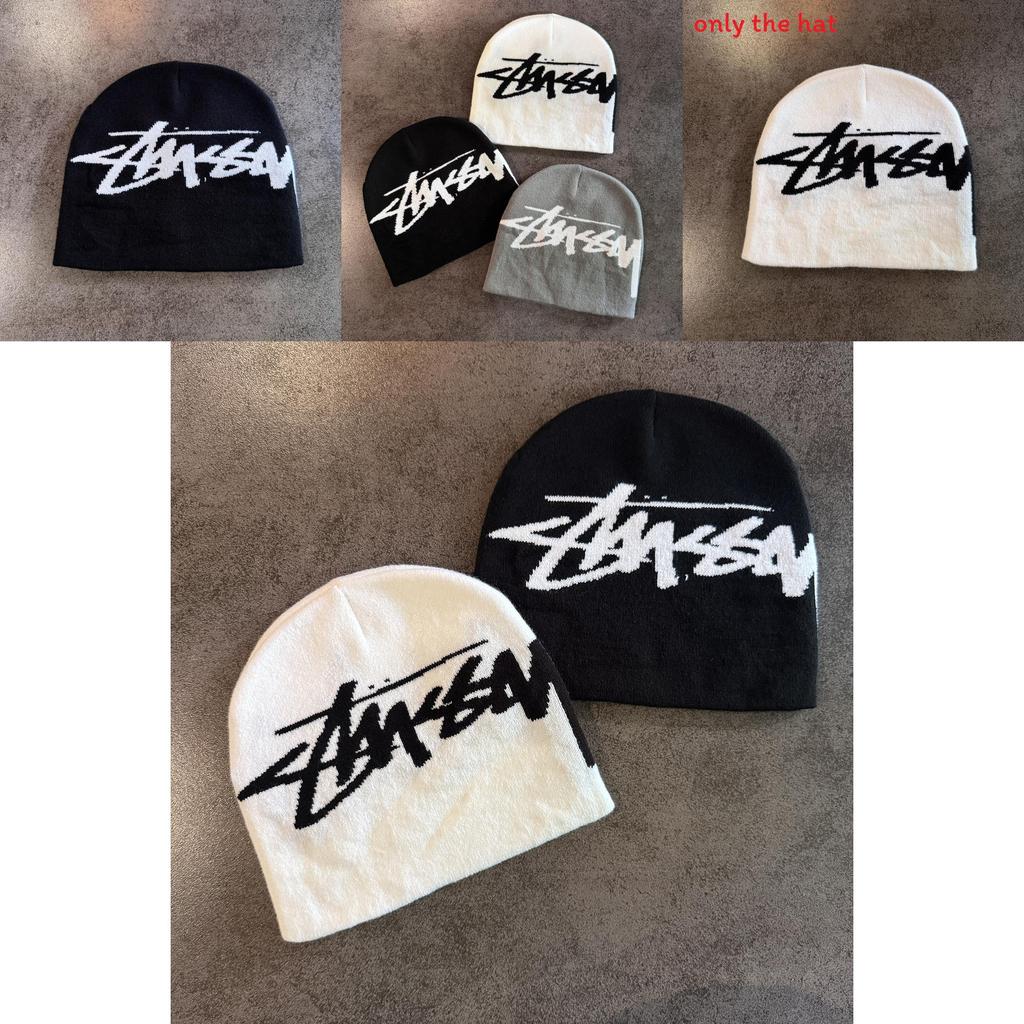 Solid Color Letter Pattern Neutral Warm Knitted Hat For Teen Casualwear And Seasonal Warmth