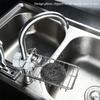 Stainless Steel Faucet Hanging Sink Storage Rack for Bathroom Kitchen