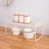 Desktop Storage Rack Multifunctional Cabinet Layered Shelf Save Space Iron Art Organizers Uitable For Kitchen Bedroom Holder