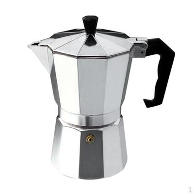 İtalyan Espresso Pot Kahve Makinesi Ev Restoranı İçin 3 Boyut