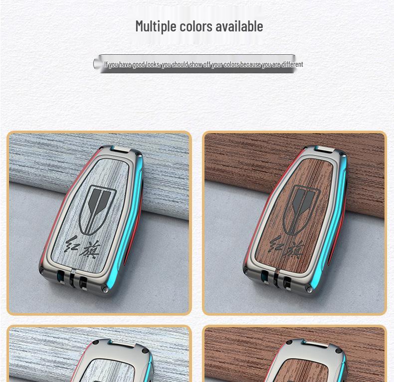 Kompatible Schlüsselhülle für Hongqi HS5, H9 2022, HS7 Modelle