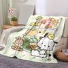 1pc Dessert Pochacco Blanket, Home Decorative Throw Blanket for All Seasons, Living Room, Travel, Camping, Car Blankets, Beach, Office Naps, Perfect G
