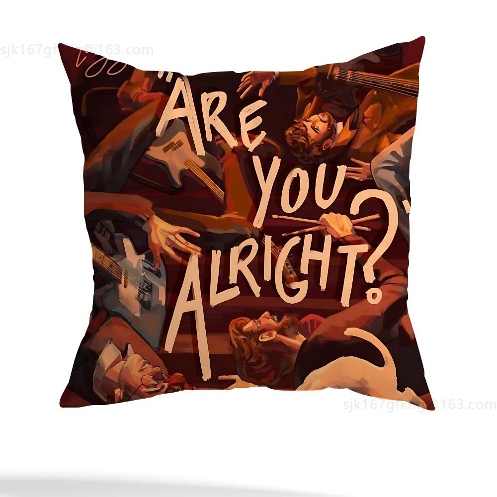 L-Lovejoy Wilbur Pillow Case Square Double-Sided Printing Short Plush Sofa Cushion Cover Bedroom Bedside Pillow