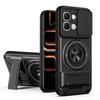 KEYSION Magnetic Phone Case for Infinix Note Edge 5G Slide Camera Protection Upright Kickstand 360° Ring Shockproof Back Cover