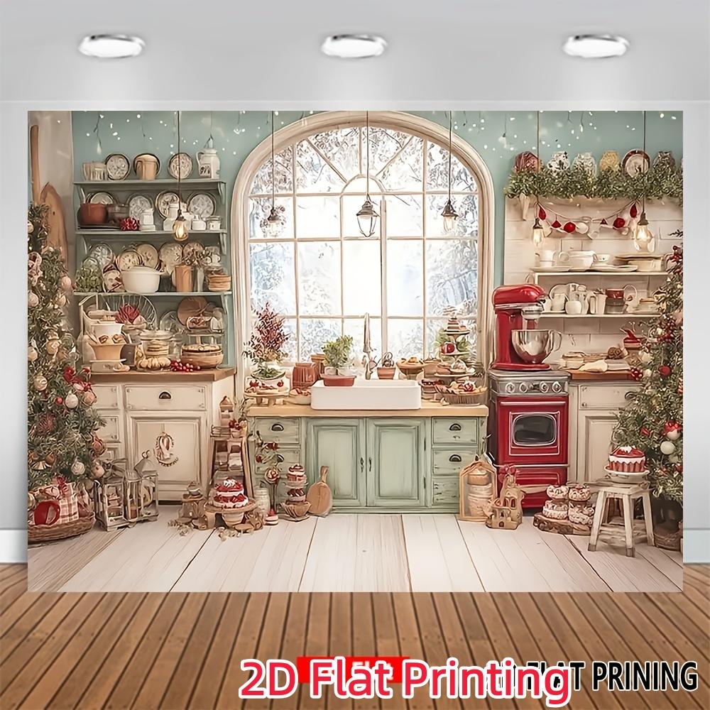 1Pcs Printing Size Options Decoration Background Winter Backdrop Decorations For Photo Studio Photo Booth Christams Party