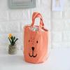 2018 cloth expression insulated lunch box bag ice packs Nordic style cotton cooler bag cartoon porta