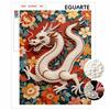 5D Round Pearl Painting Kit Majestic Dragon Pattern DIY Handmade Crystal Art Home Interior Decor Gift