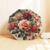 1pc Rose Floral Pattern Umbrella Design Automatic Opening and Closing Umbrella, High-quality Travel Umbrella, Lightweight and Portable, -79