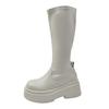 Aber kniehohe Ritterstiefel Damen Herbst neue Plateau-Stiefel Spice Girl Temperament Modestiefel